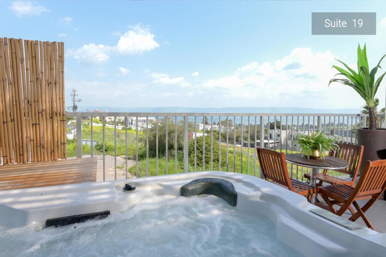 Yalarent Magdala Resort- Luxury Suites With Pool Or Jacuzzi With Sea View Migdal Buitenkant foto